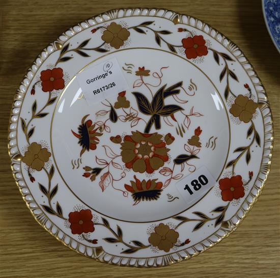 A set of ten Royal Crown Derby Imari dessert plates